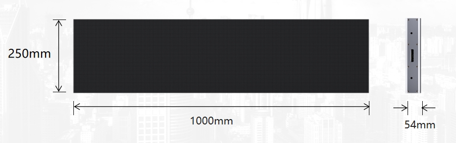 Dual-sided LED display cabinet dimension.jpg